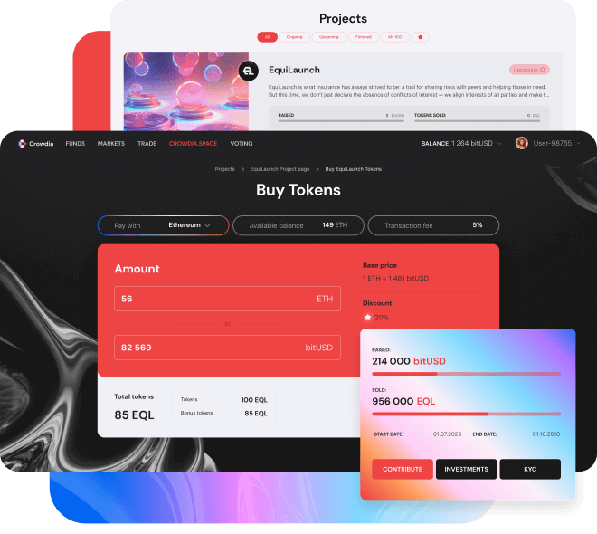 Individuelle Crowdfunding-Plattform